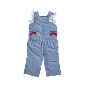 Adorable Vintage Overalls by Brights Creek, Size 4t